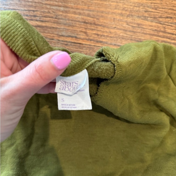 Stars Above Olive Green Sweat Set - Picture 5 of 6